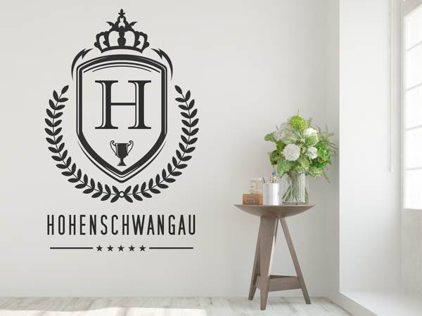 Wandtattoo Hohenschwangau Wappen