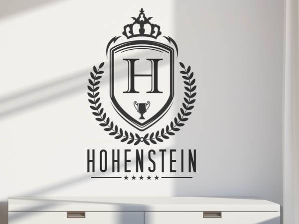 Wandtattoo Hohenstein Wappen
