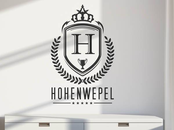 Wandtattoo Hohenwepel Wappen