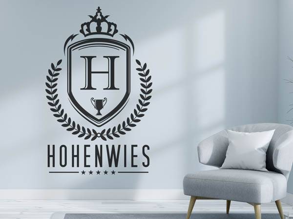 Wandtattoo Hohenwies Wappen