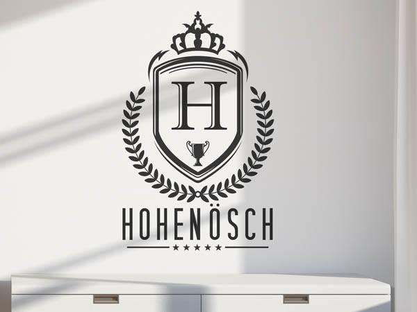 Wandtattoo Hohenösch Wappen