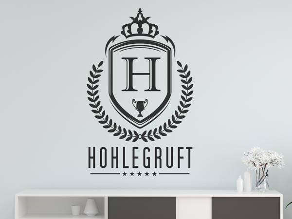 Wandtattoo Hohlegruft Wappen