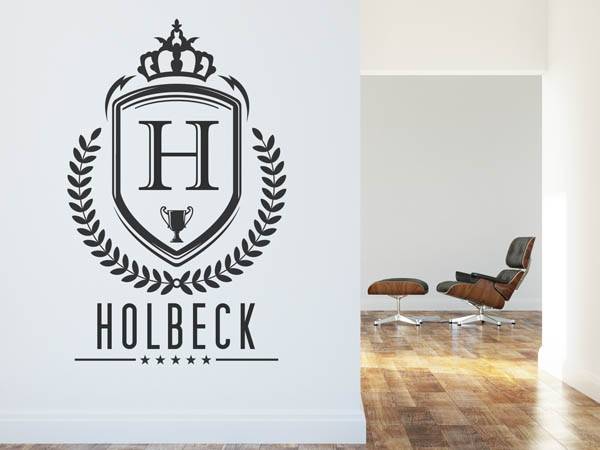 Wandtattoo Holbeck Wappen