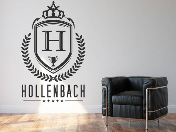 Wandtattoo Hollenbach Wappen