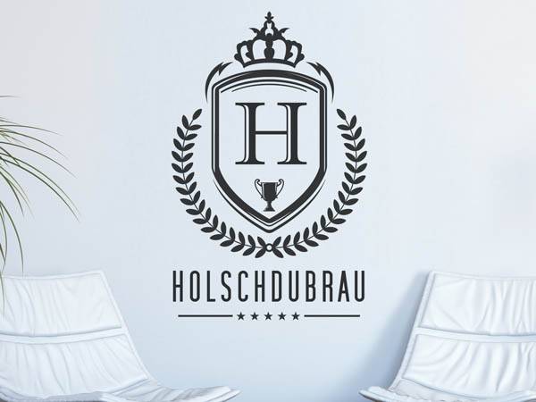 Wandtattoo Holschdubrau Wappen