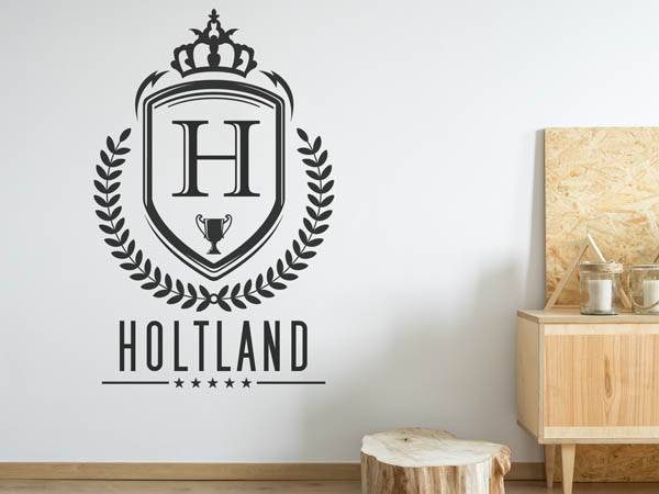 Wandtattoo Holtland Wappen