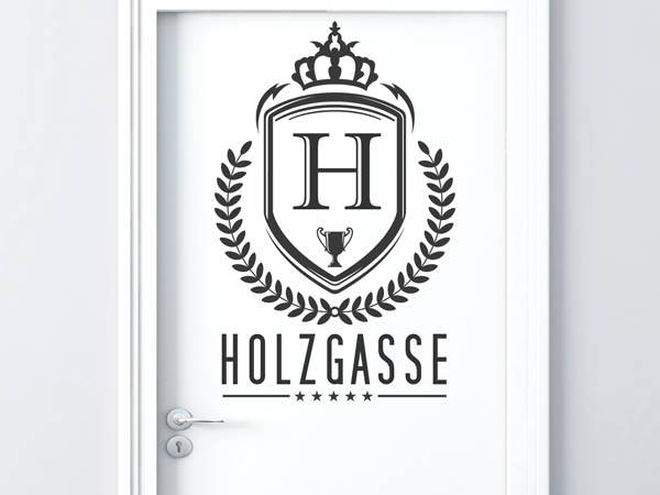 Wandtattoo Holzgasse Wappen