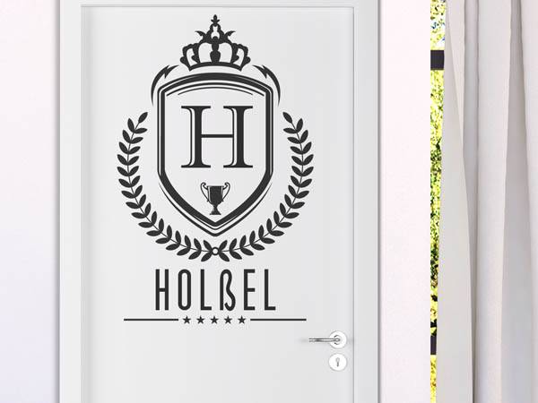 Wandtattoo Holßel Wappen