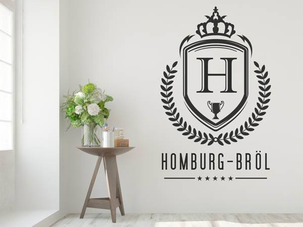 Wandtattoo Homburg-Bröl Wappen