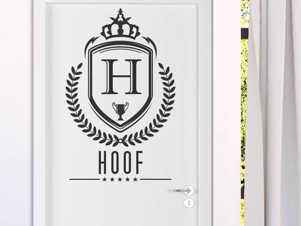 Wandtattoo Hoof Wappen