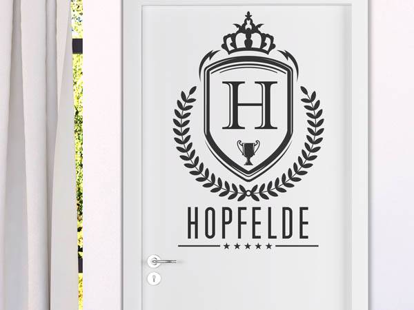 Wandtattoo Hopfelde Wappen