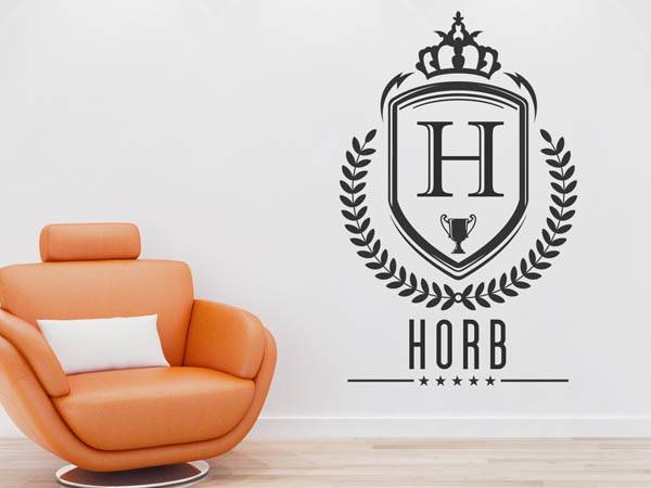 Wandtattoo Horb Wappen