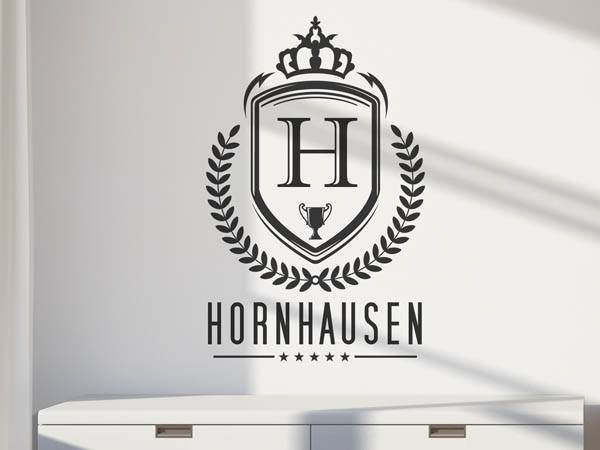Wandtattoo Hornhausen Wappen