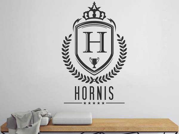 Wandtattoo Hornis Wappen