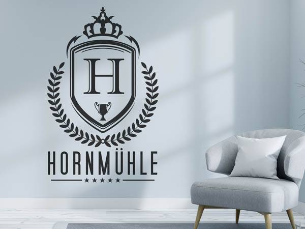 Wandtattoo Hornmühle Wappen