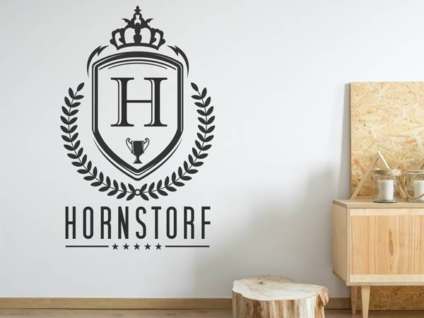 Wandtattoo Hornstorf Wappen