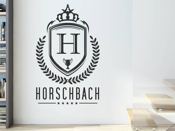 Wandtattoo Horschbach Wappen