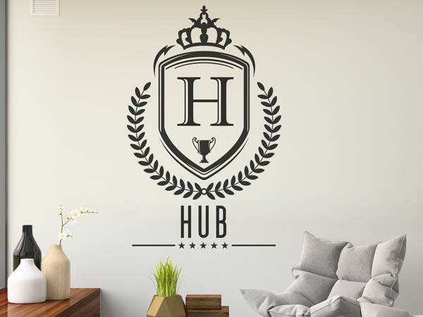 Wandtattoo Hub Wappen