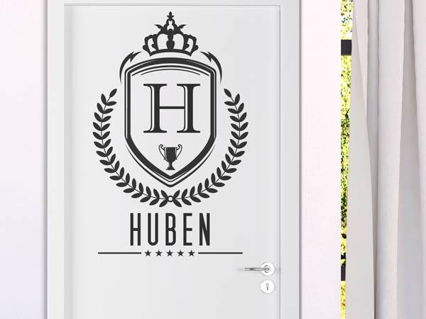 Wandtattoo Huben Wappen