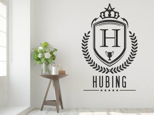 Wandtattoo Hubing Wappen