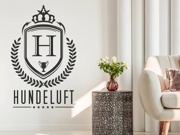 Wandtattoo Hundeluft Wappen