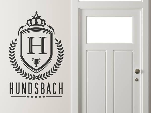 Wandtattoo Hundsbach Wappen