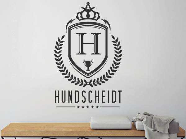Wandtattoo Hundscheidt Wappen