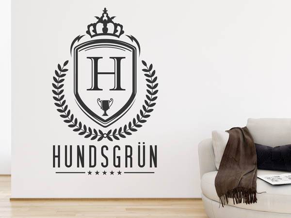 Wandtattoo Hundsgrün Wappen