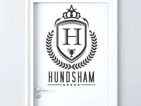 Wandtattoo Hundsham Wappen