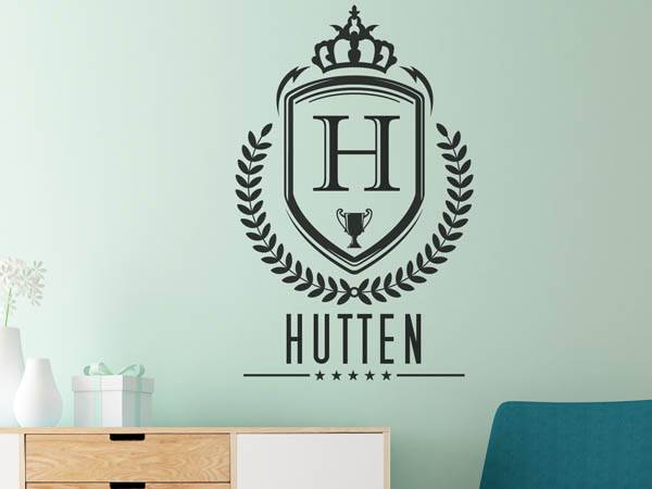 Wandtattoo Hutten Wappen