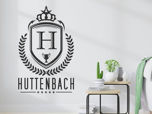 Wandtattoo Huttenbach Wappen