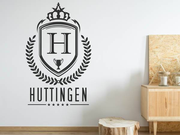 Wandtattoo Huttingen Wappen