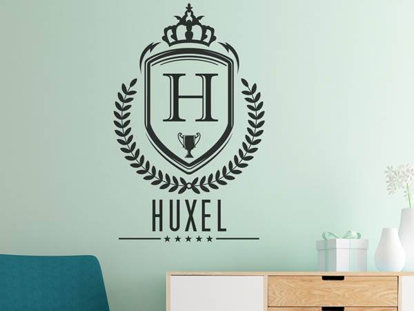 Wandtattoo Huxel Wappen