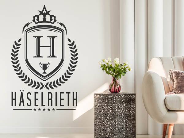 Wandtattoo Häselrieth Wappen