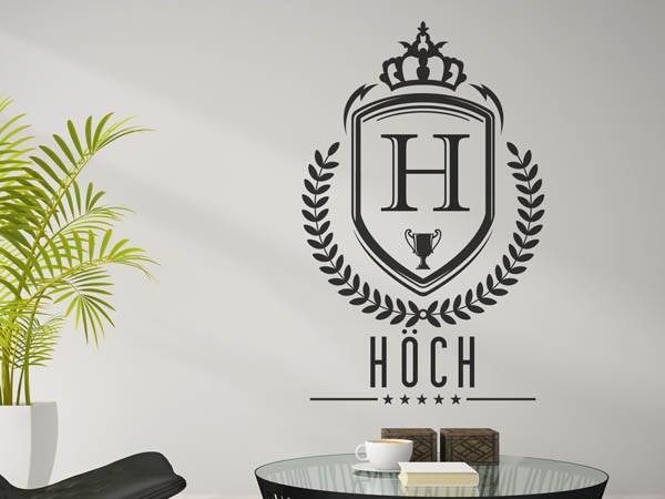 Wandtattoo Höch Wappen