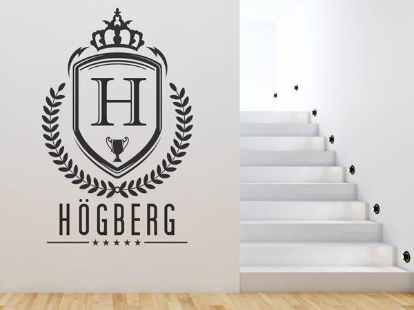 Wandtattoo Högberg Wappen