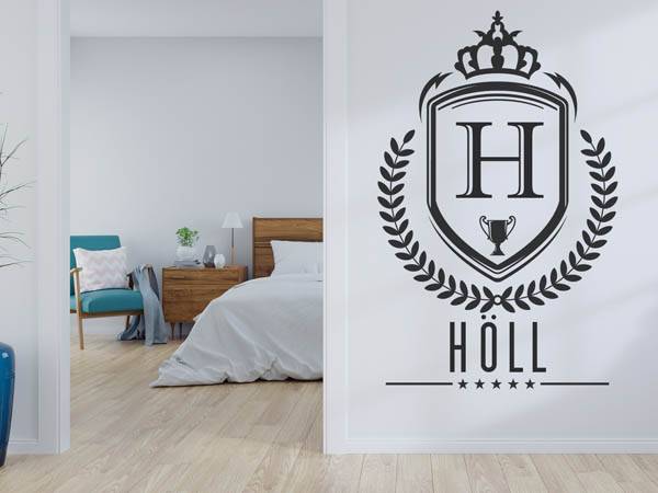 Wandtattoo Höll Wappen