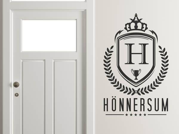 Wandtattoo Hönnersum Wappen