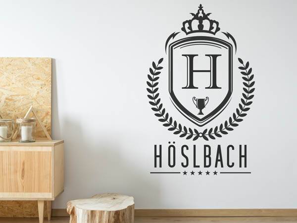 Wandtattoo Höslbach Wappen