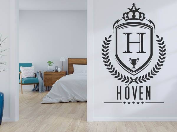 Wandtattoo Höven Wappen