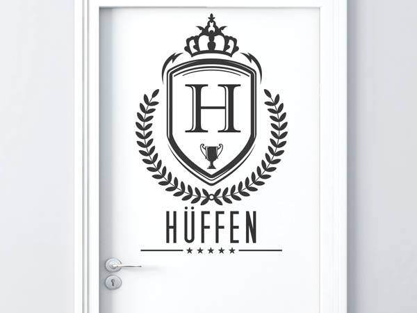 Wandtattoo Hüffen Wappen