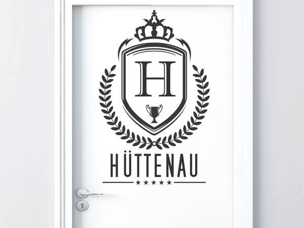 Wandtattoo Hüttenau Wappen