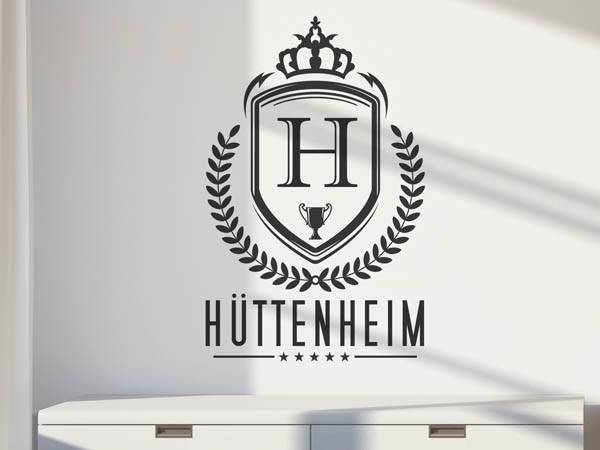 Wandtattoo Hüttenheim Wappen