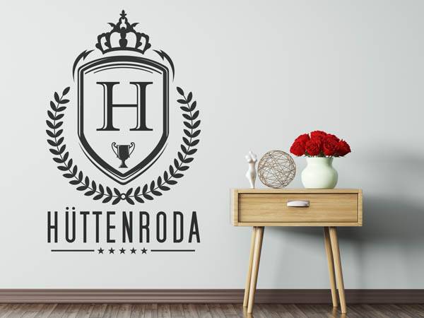 Wandtattoo Hüttenroda Wappen