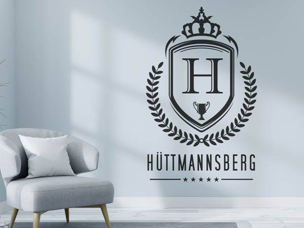 Wandtattoo Hüttmannsberg Wappen