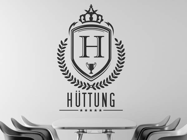 Wandtattoo Hüttung Wappen