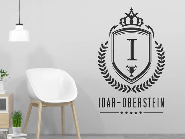 Wandtattoo Idar-Oberstein Wappen