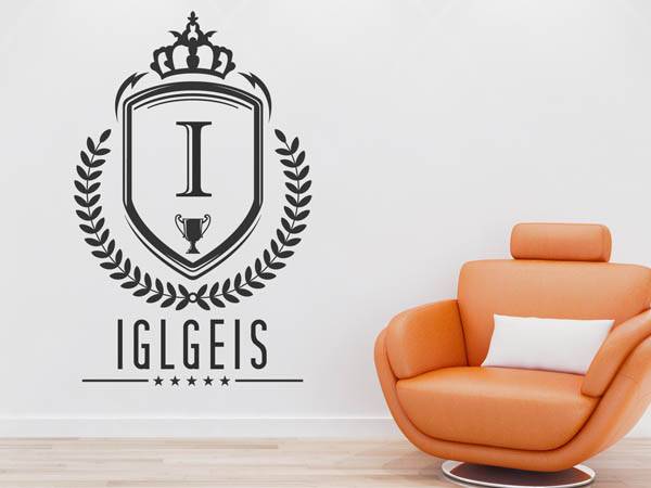 Wandtattoo Iglgeis Wappen