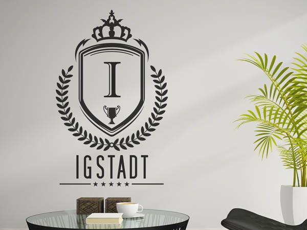 Wandtattoo Igstadt Wappen
