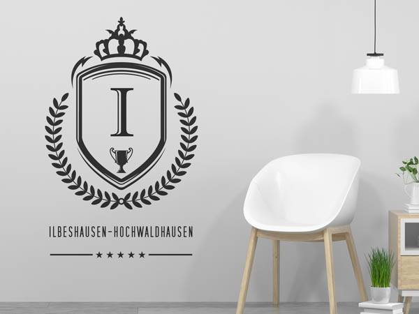 Wandtattoo Ilbeshausen-Hochwaldhausen Wappen
